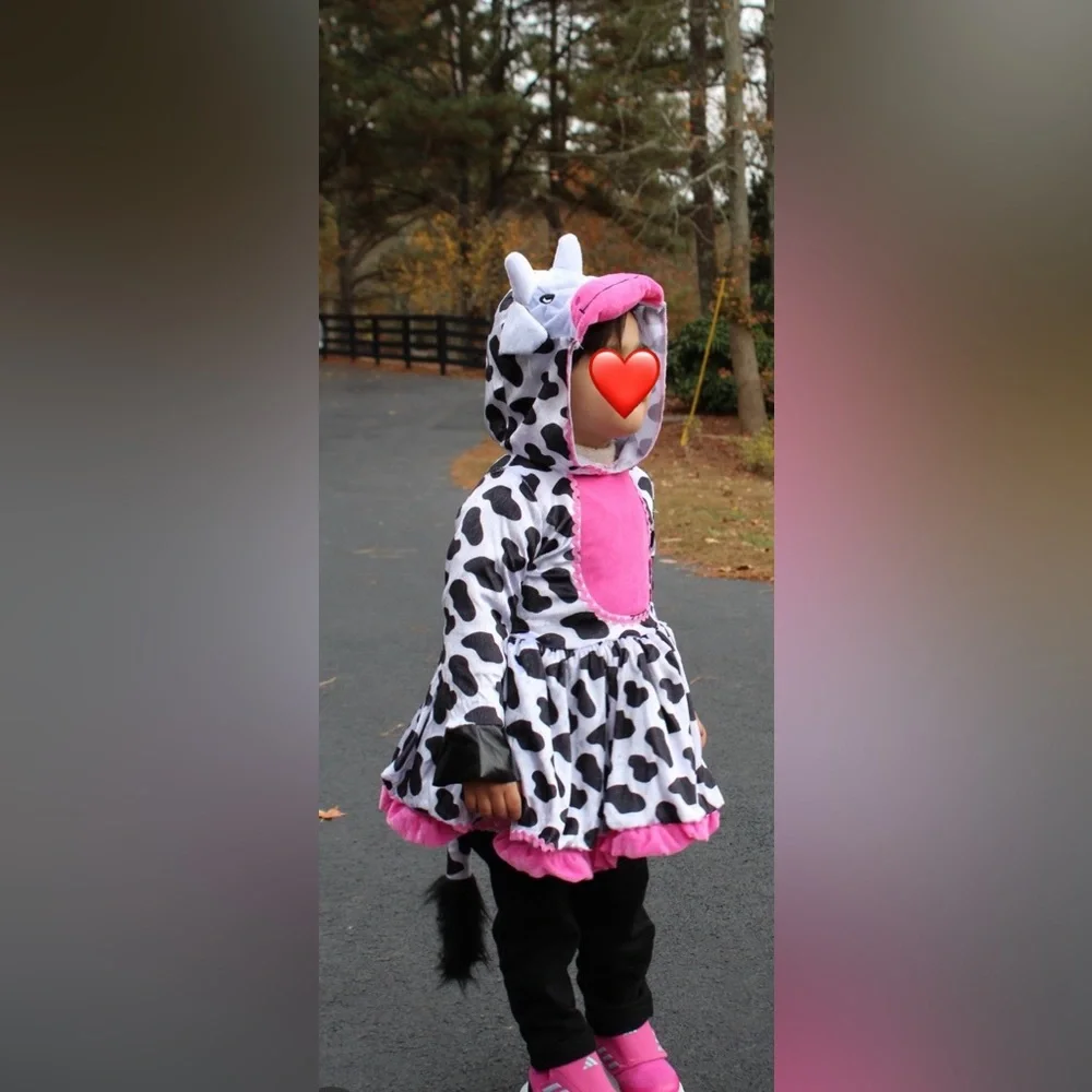 Kids halloween costume, Way to celebrate,  Mini Moo